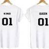 king and queen shirt back couple