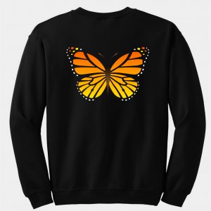 butterfly sweatshirt back