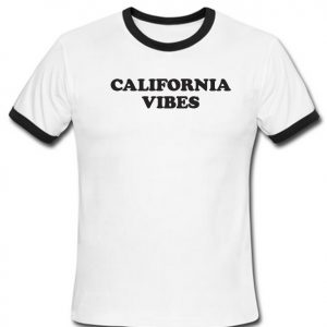 california vibes ringer shirt