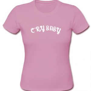 cry baby pink t shirt