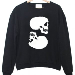 double skull sweater