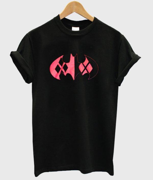 harley quinn bat logo shirt