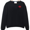 lips kiss sweatshirt