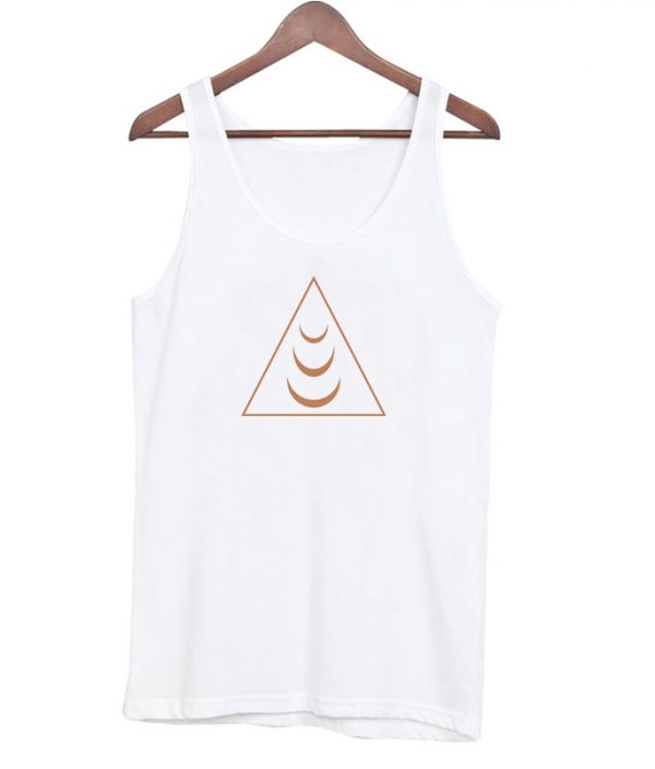 moon line cropped tanktop