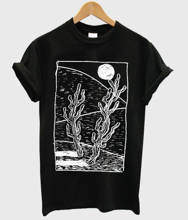 black cactei t shirt