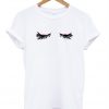 eye shadow and mascara t shirt