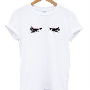 eye shadow and mascara t shirt