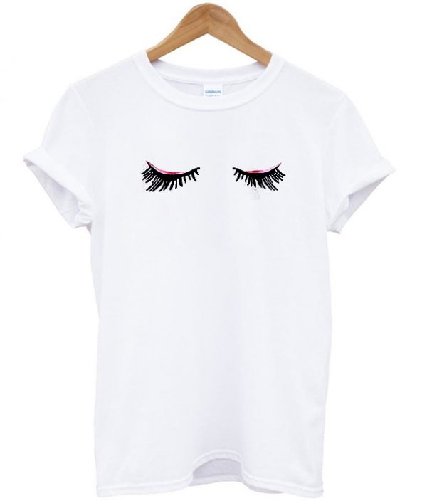 eye shadow and mascara t shirt