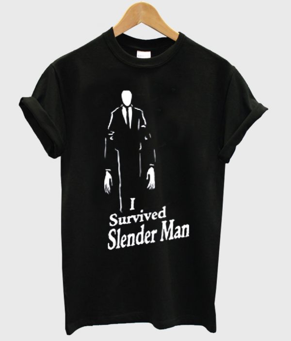 i survived slender man t shirt