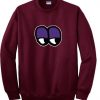 lazyoaf eyes sweatshirt