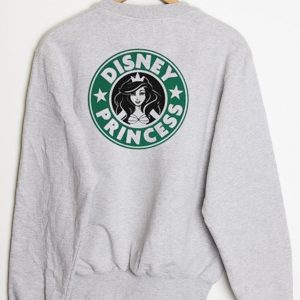 mermaid princess sweatshirt back