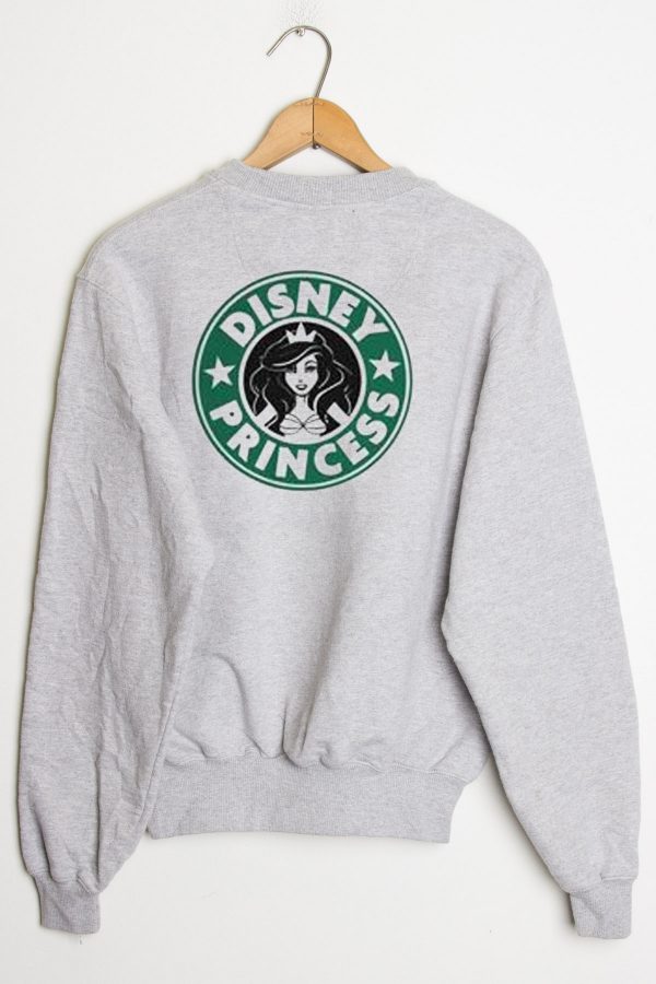 mermaid princess sweatshirt back