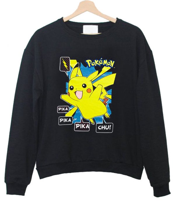 pikachu sweatshirt