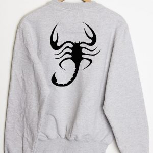 scorpion sweatshirt back