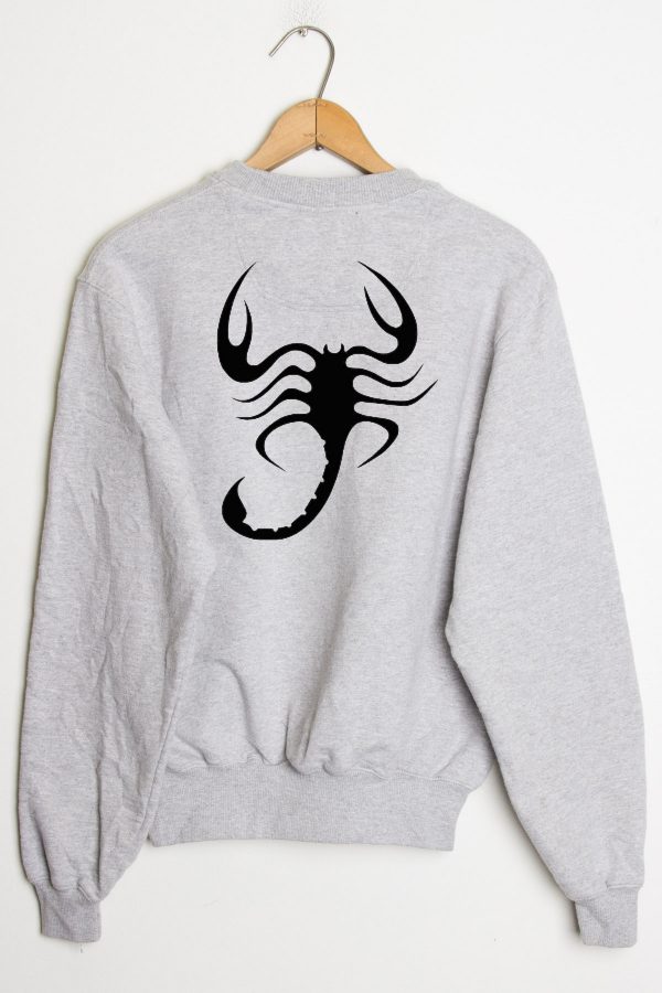 scorpion sweatshirt back