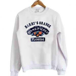 Barry's Orange hand picked florida Sweatshirt