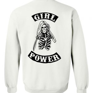 Girl Power Bomber sweatshirt back