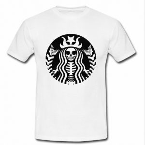 starbuck skeleton t shirt