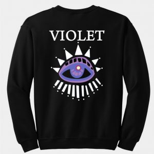 Violet's sweatshirt back