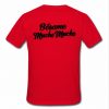 besame mucho mucho t shirt back