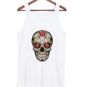 colorful skull tanktop