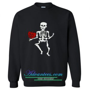 dans skeleton sweatshirt