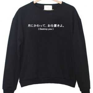 destroy you sweatshirt