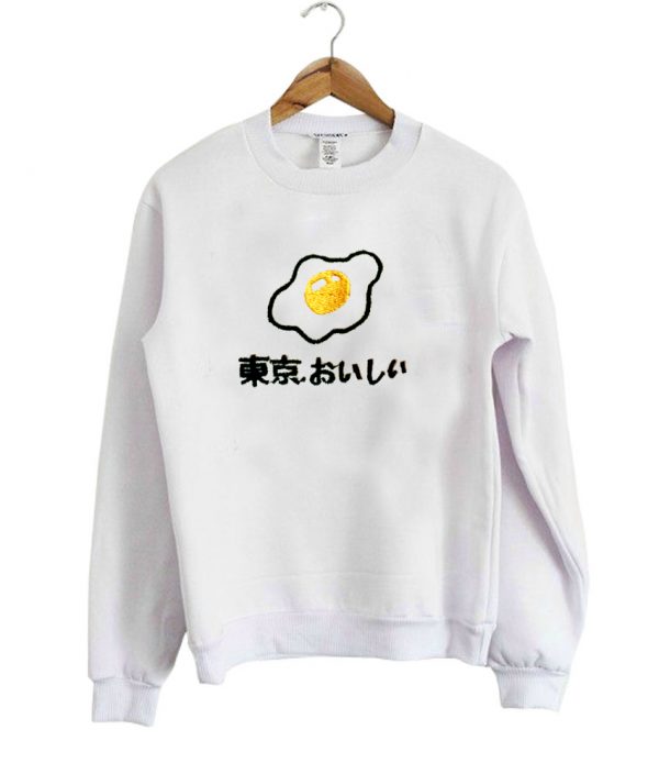 egg japanese sweatshirt