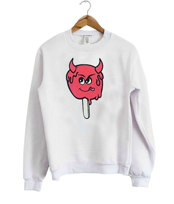 ice cream red devil sweatshirt