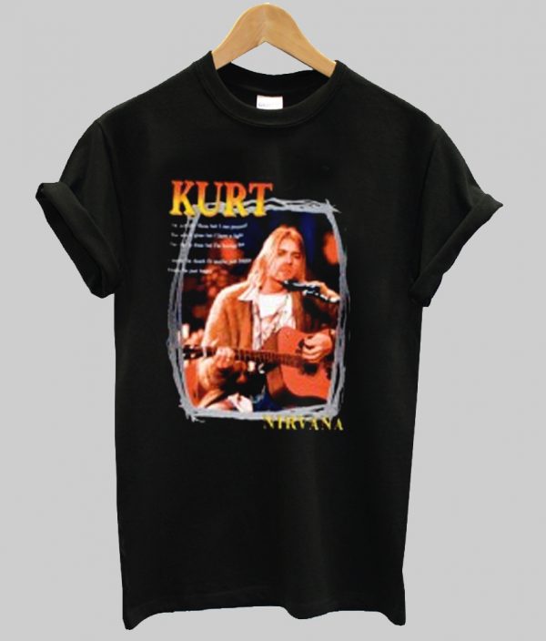 kurt nirvana t shirt