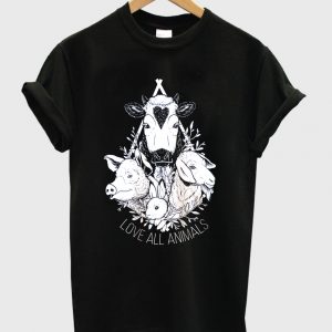 love all animals shirt