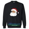 santa claus face sweatshirt