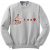 shoot love sweatshirt