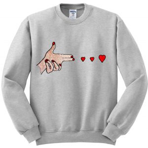 shoot love sweatshirt