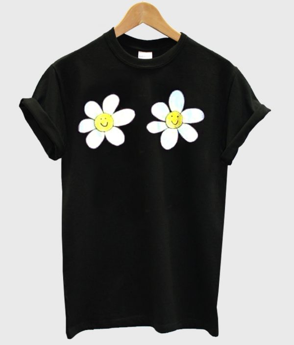 two flowers t shirt