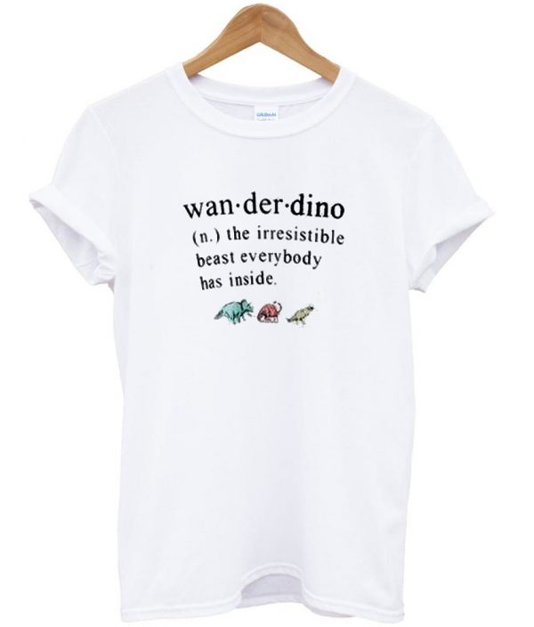 wan der dino shirt