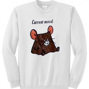 current mood mouse sweatshirt