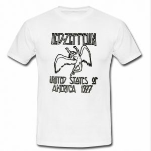 Led Zeppelin USA 1977 T Shirt