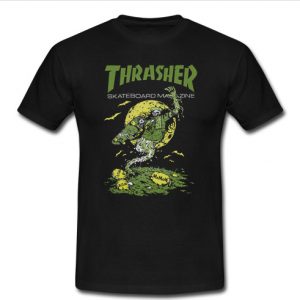 Thrasher Flame Graveyard T Shirt