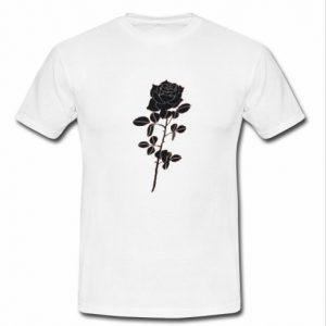 black rose t shirt