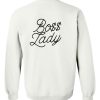 boss lady sweatshirt back