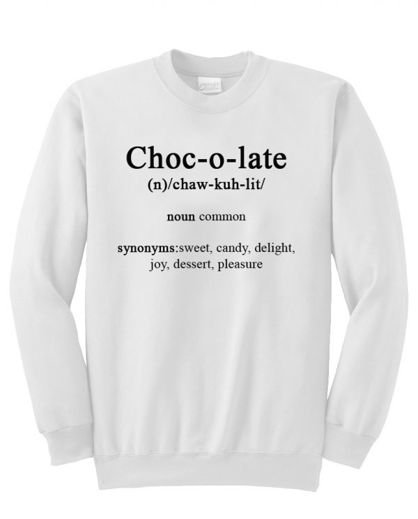 chocolate sweatshirt