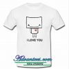 danbo i love you t shirt