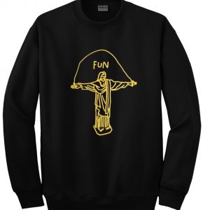 fun yesus sweatshirt