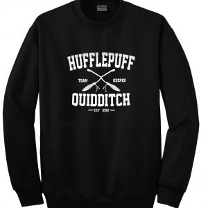 hufflepuff team keeper quidditch est 1092 swetshirt