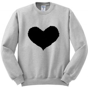 heart sweatshirt