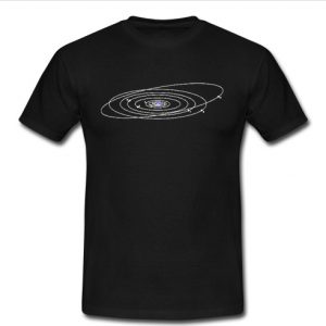 rotation of the earth Solar System t shirt