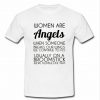 women are angels t shirt