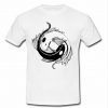 yin yang koi fish t shirt
