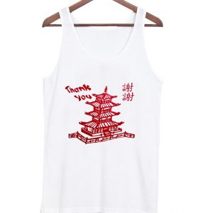 Chinese thank you tanktop